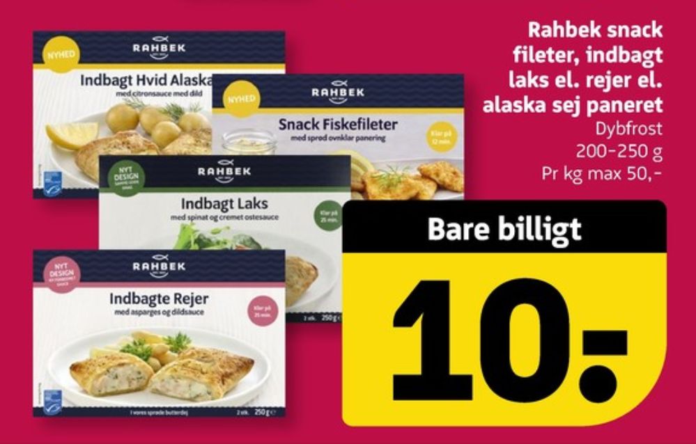 Rahbek, Indbagte Rejer med Asparges og Dildsauce