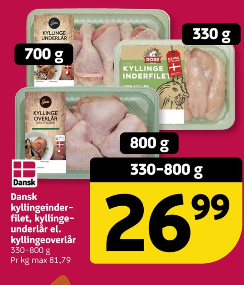 Gestus, Kyllingeoverlår