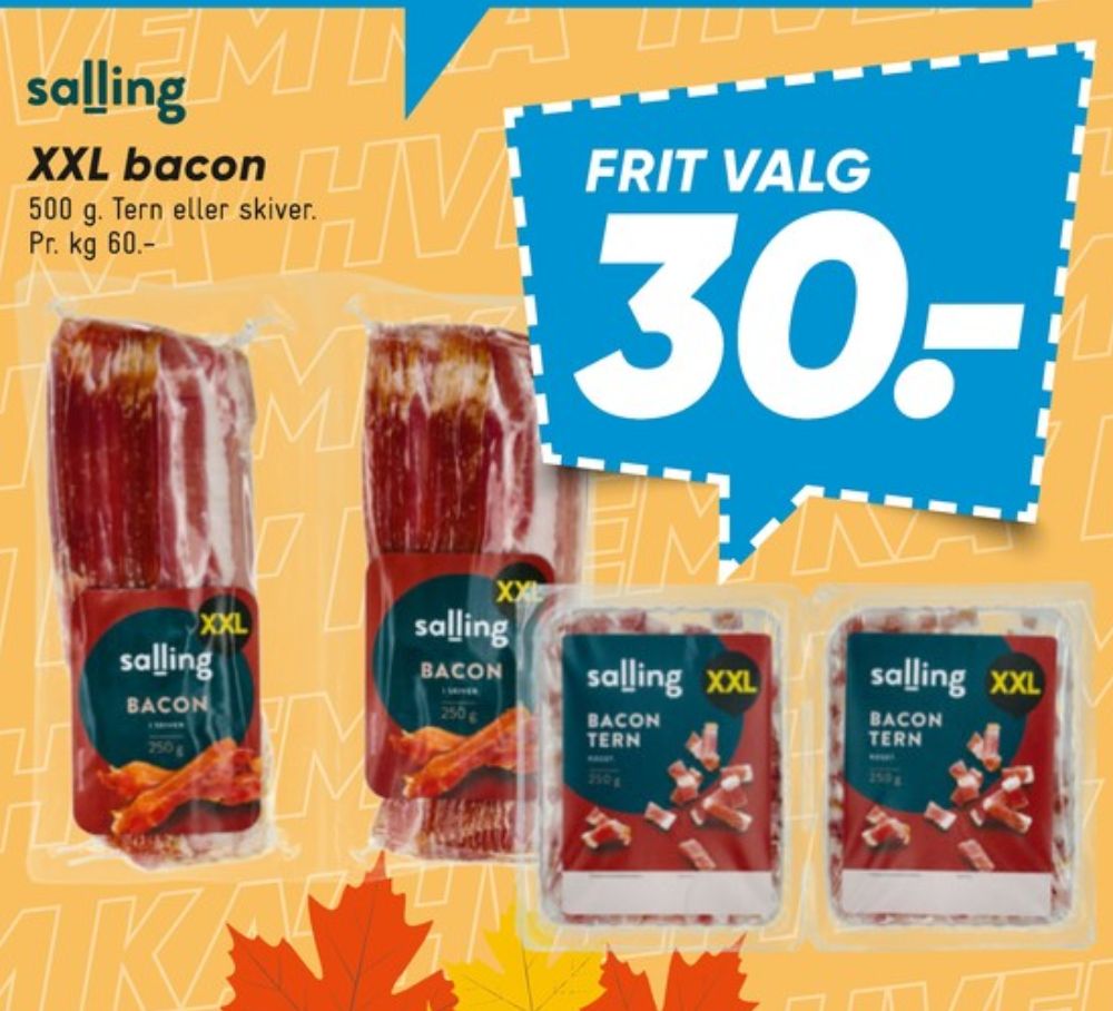 Salling, Baconskiver