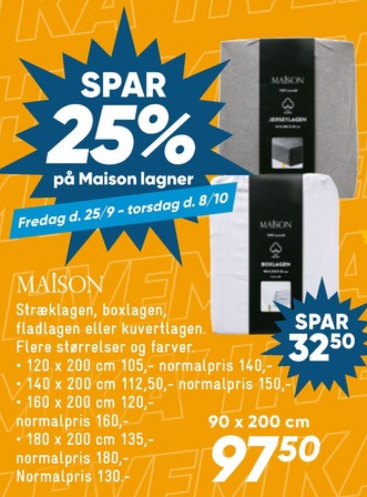 Maison, Lagen