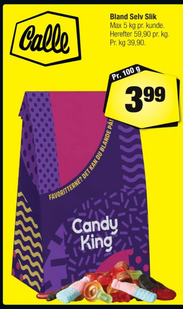Candy King, Bland selv slik