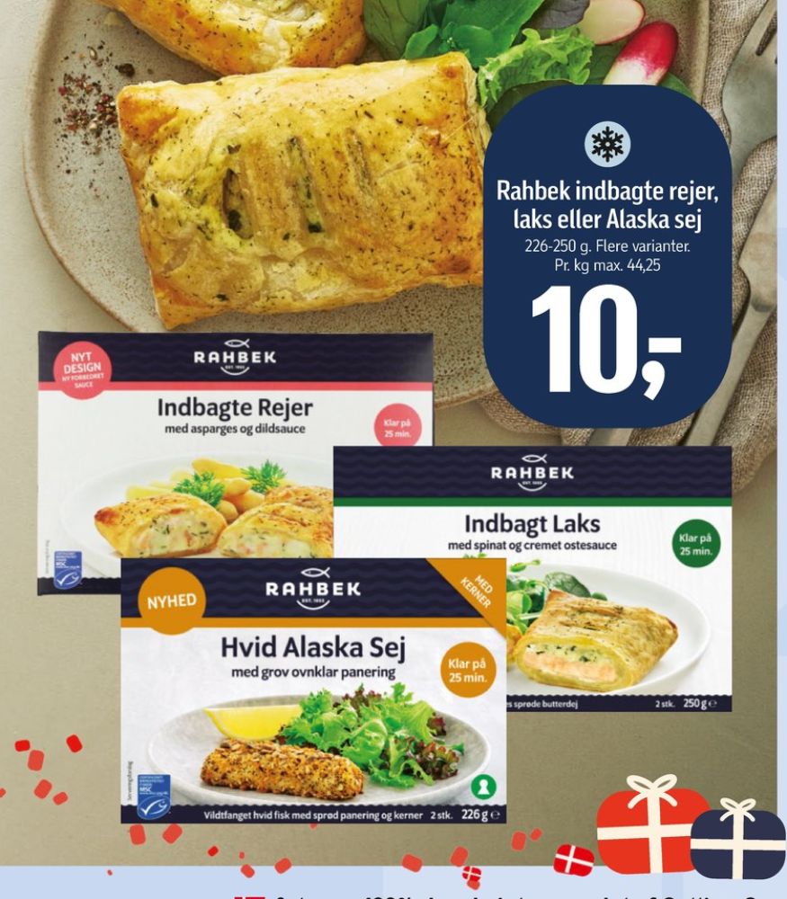 Rahbek, Indbagte Rejer med Asparges og Dildsauce