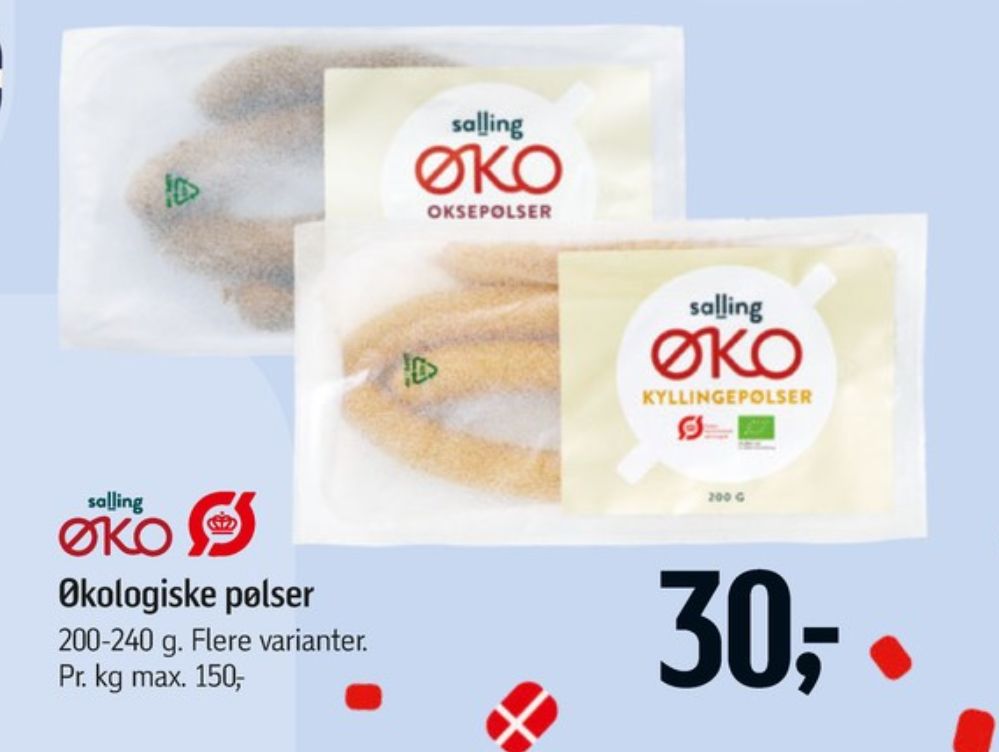 Salling ØKO, Kyllingepølser