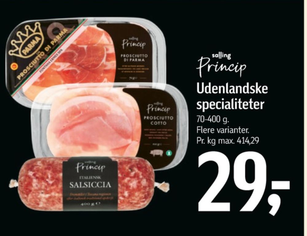 Salling Princip, Salsiccia Original