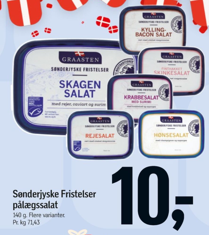 Graasten Sønderjyske Fristelser, Kylling & Baconsalat