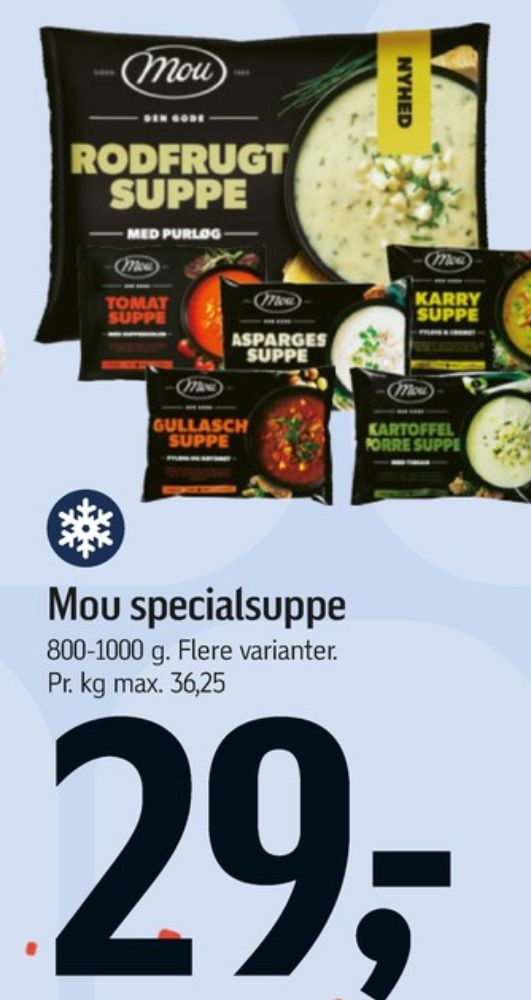 Mou, Aspargessuppe