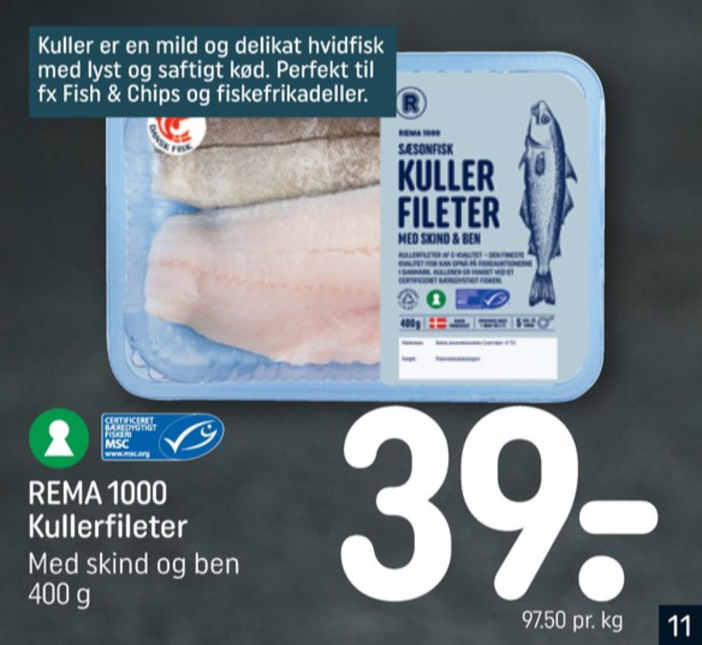 Rema 1000, Kullerfilet