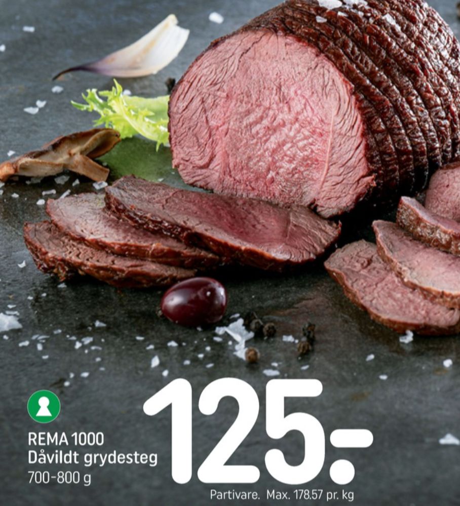 Rema 1000, Dådyrsteg