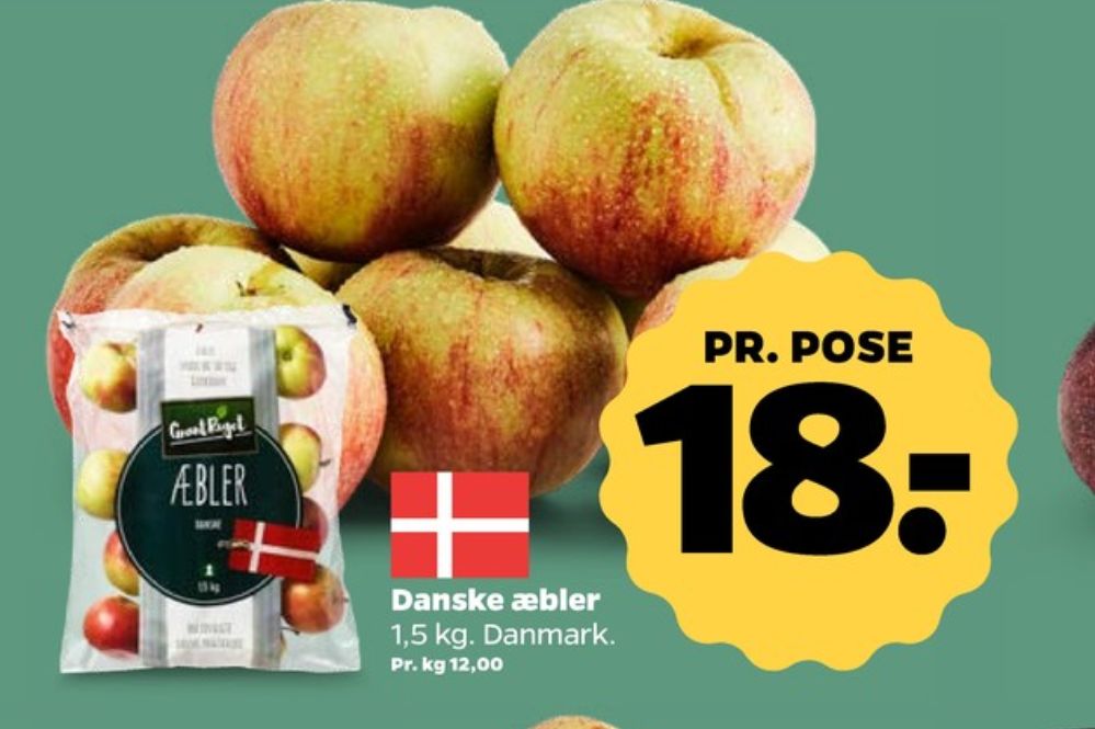 Grøntriget, Æbler