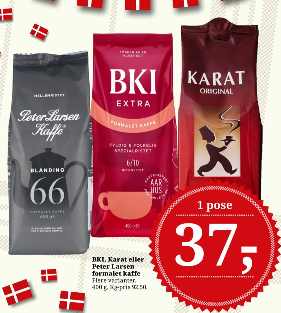 Peter Larsen Blanding 66, Kaffe Formalet