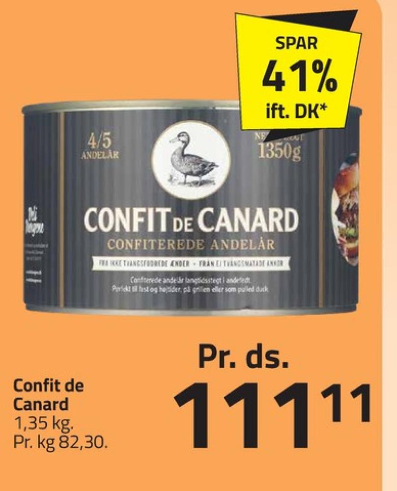 Salling Princip, Confiterede Andelår