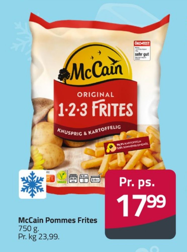 McCain, Pommes Frites