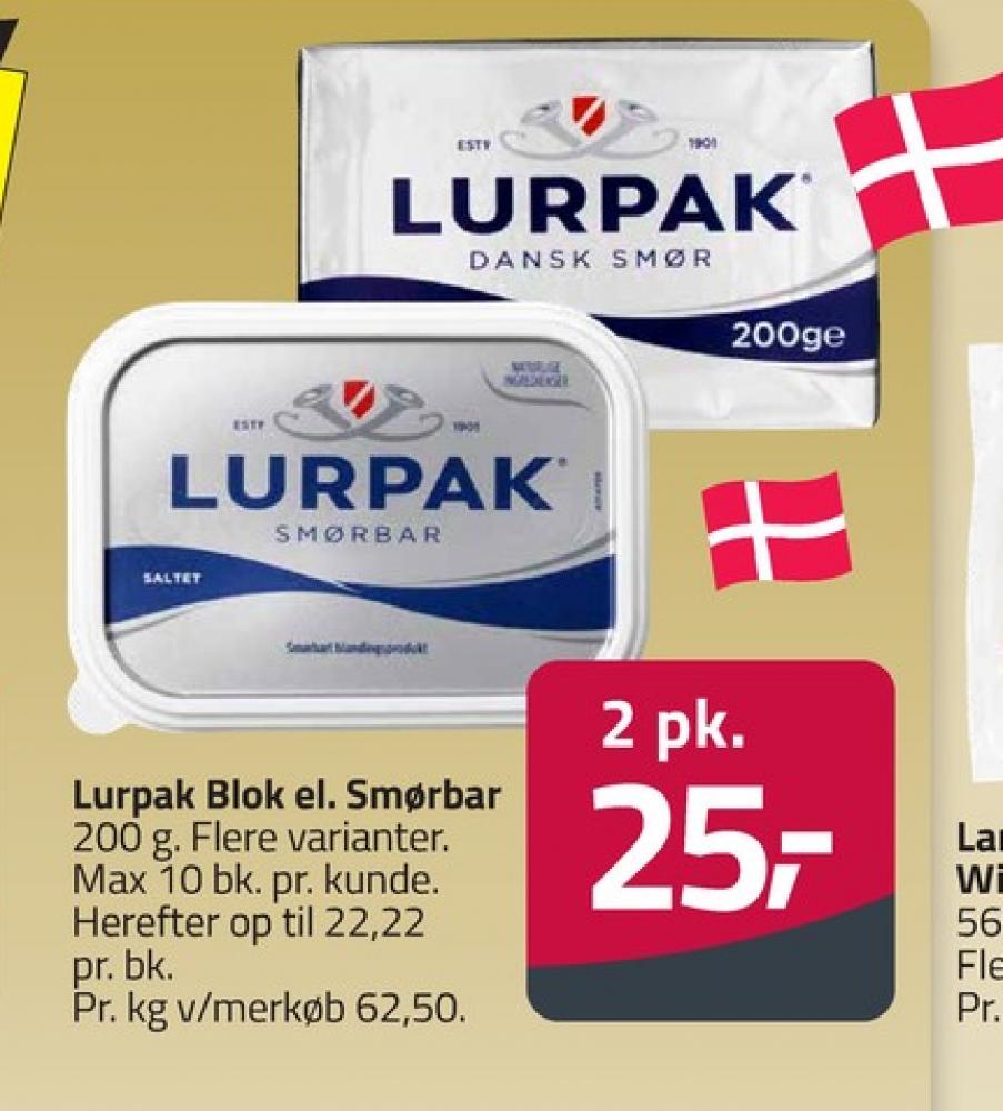 Lurpak, Smør