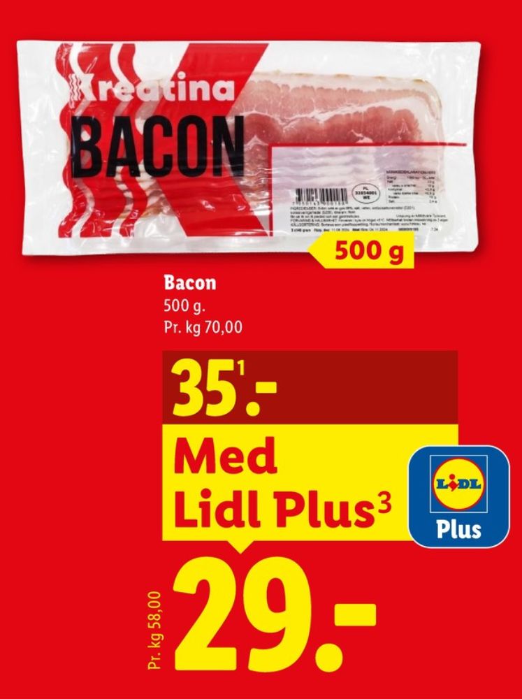 Kreatina, Baconskiver