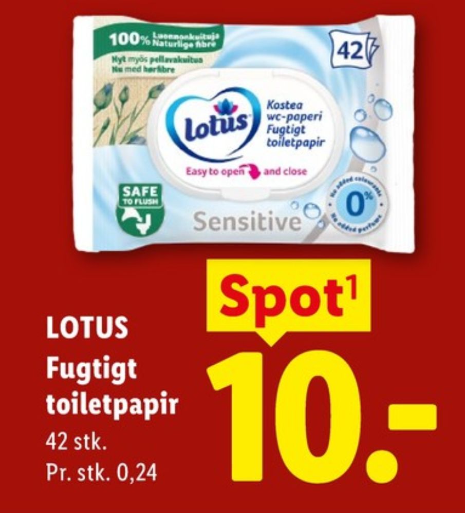 Lotus Pure, Toiletpapir