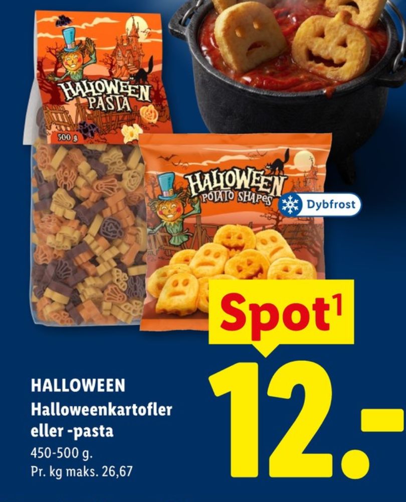 Halloween Potato Shapes
