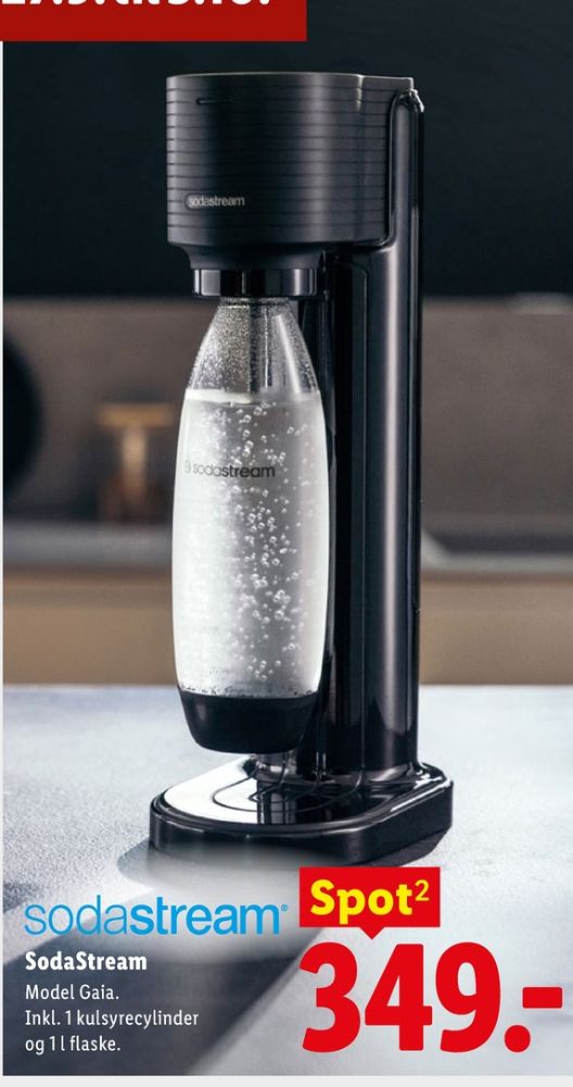 Sodastream, Sodavandsmaskine