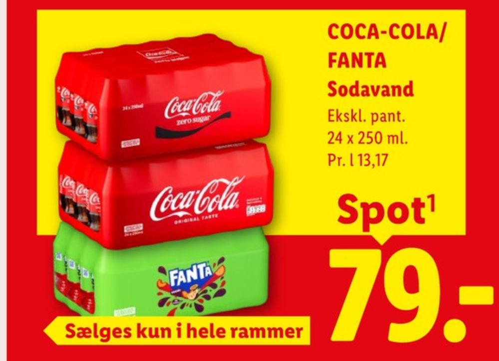 Fanta Exotic, Appelsinsodavand 24 pk.