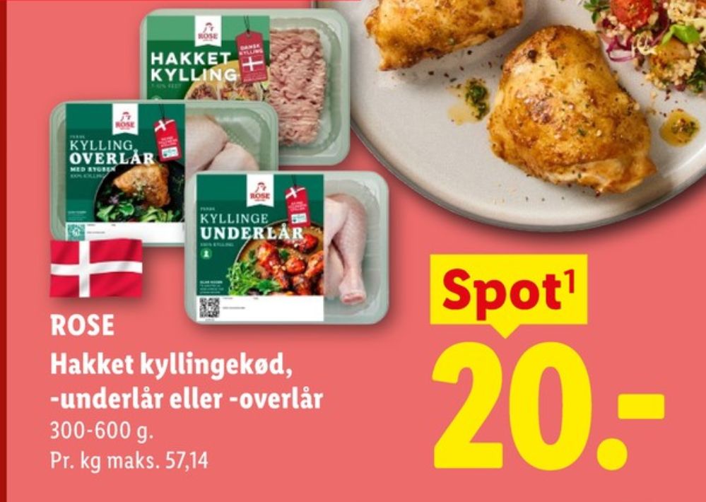 Rose, Kyllingeunderlår