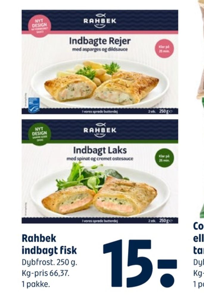 Rahbek, Indbagte Rejer med Asparges og Dildsauce