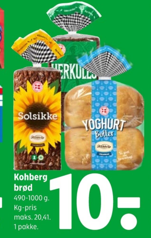Kohberg Herkules, Rugbrødsskiver