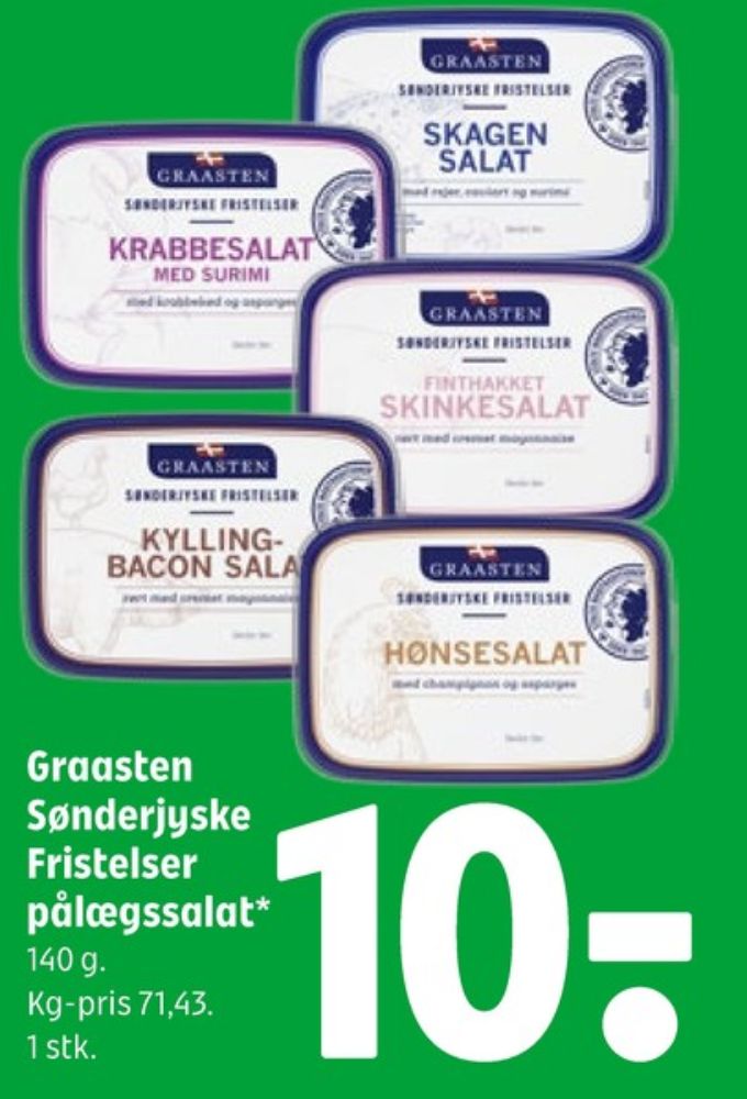 Graasten Sønderjyske Fristelser, Kylling & Baconsalat