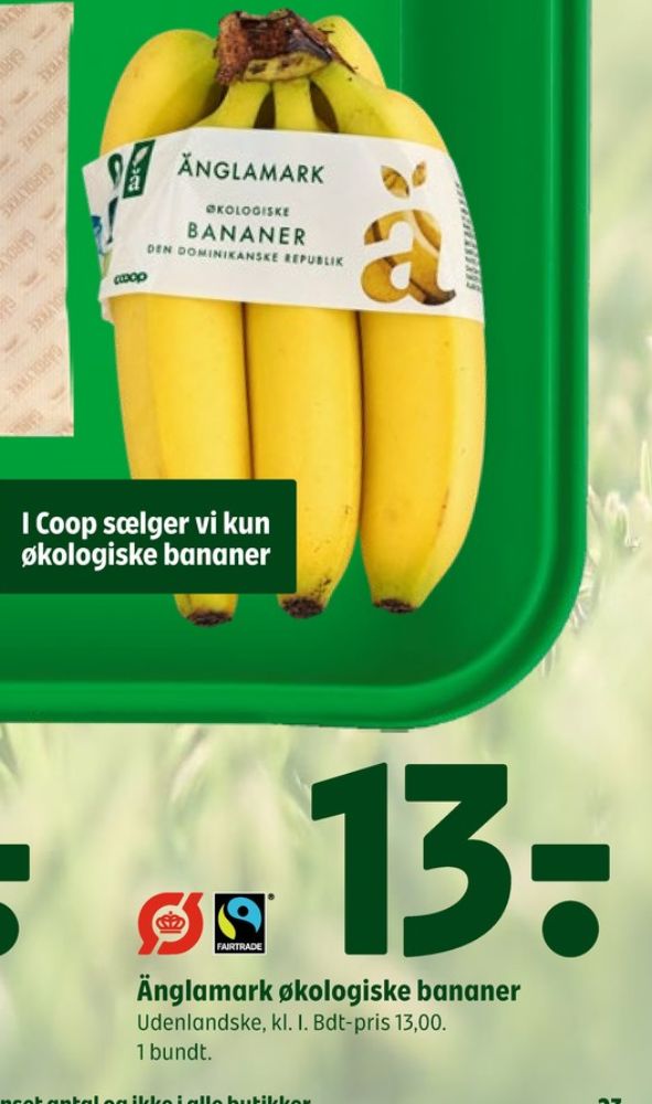 Änglamark, Bananer