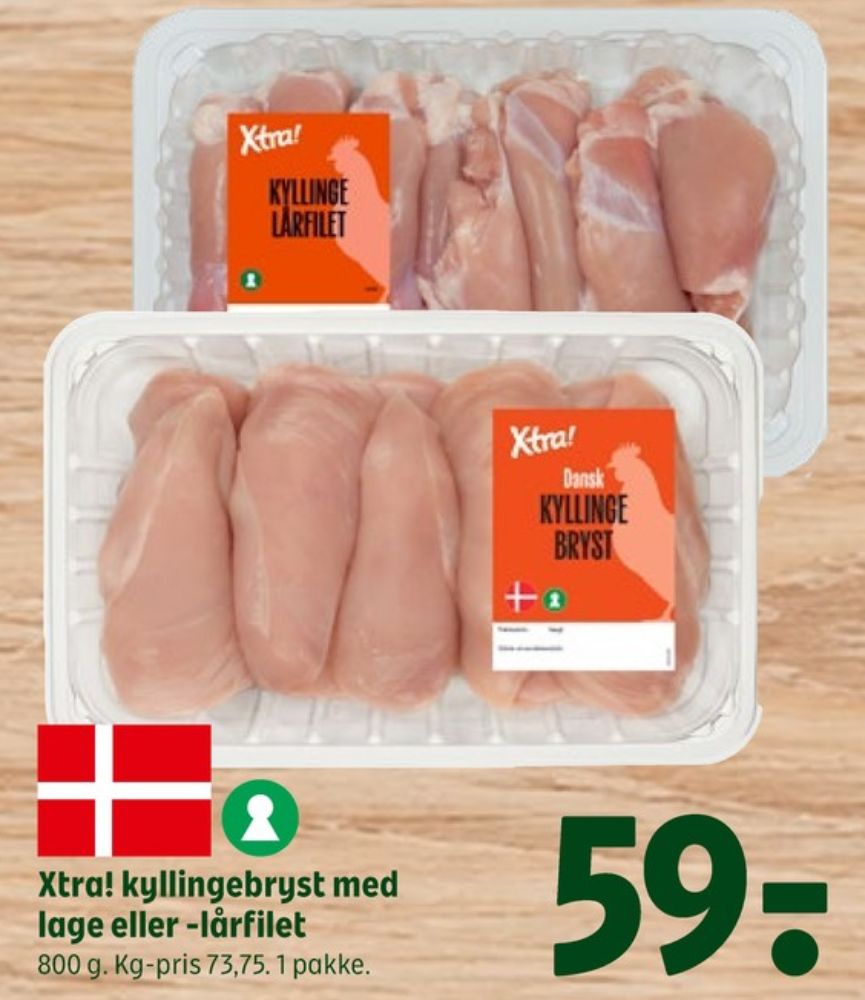 Xtra, Kyllingebrystfilet