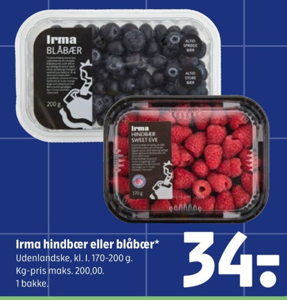 Irmas, Blåbær