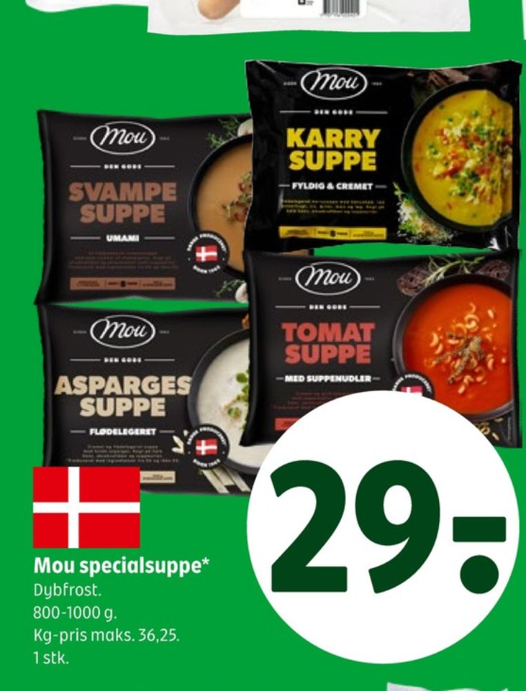 Mou, Aspargessuppe