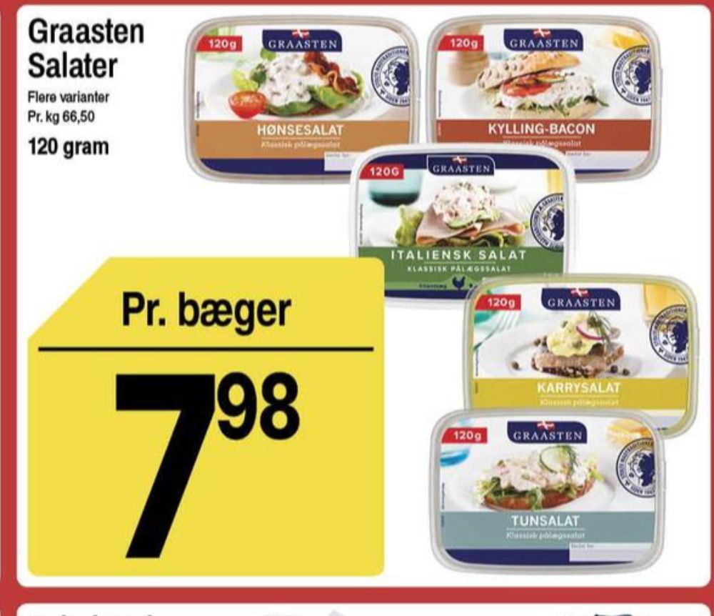 Graasten, Kylling & Baconsalat