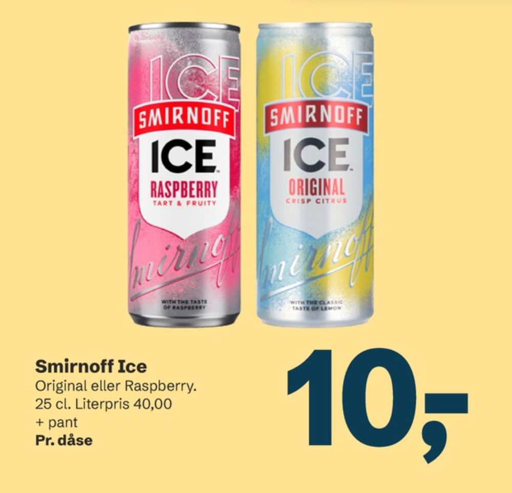 Smirnoff Ice Raspberry, Raspberry RTD