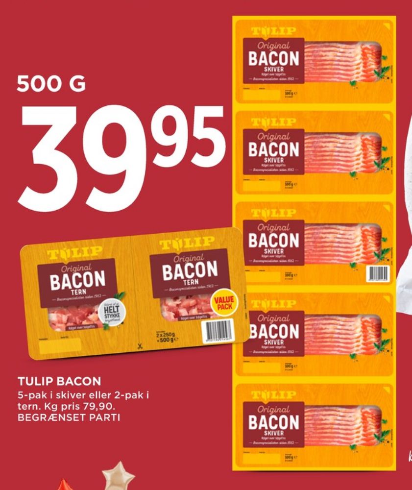 Tulip, Bacontern