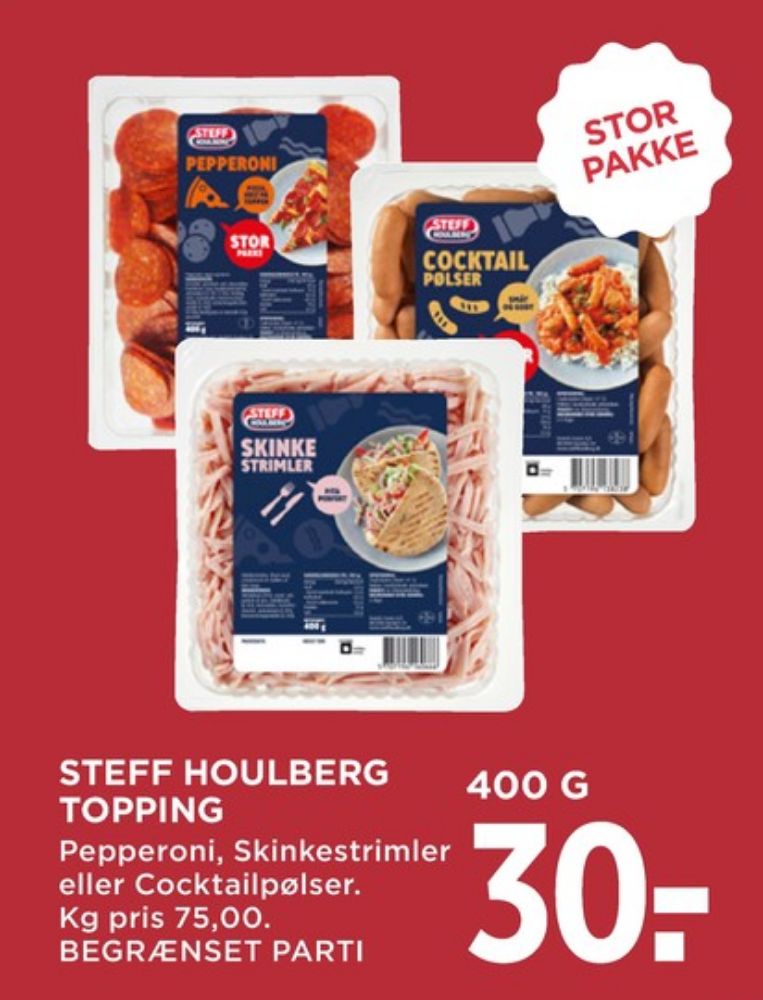 Steff Houlberg, Skinkestrimler