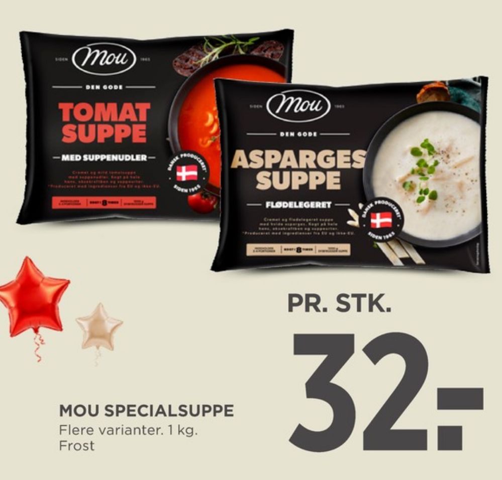 Mou, Aspargessuppe