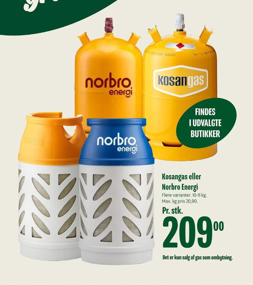 Kosan, Gasflaske