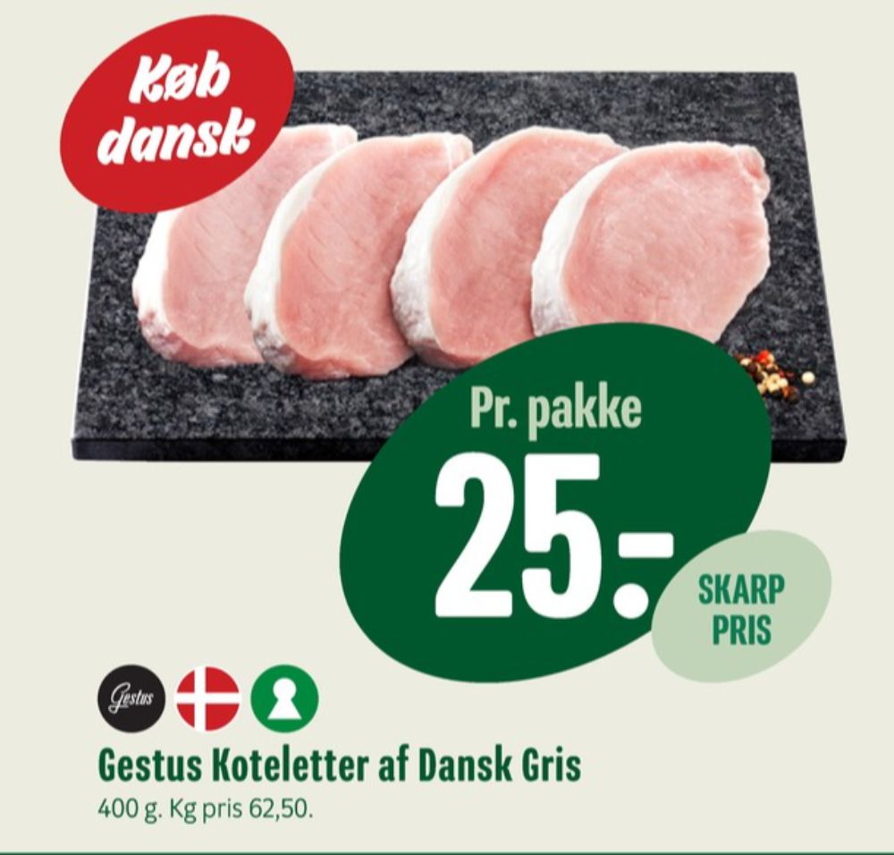 Gestus, Nakkekoteletter