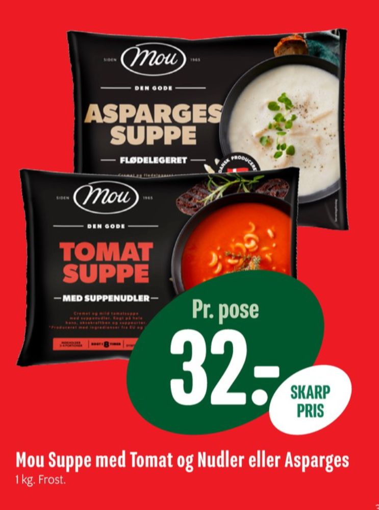 Mou, Aspargessuppe