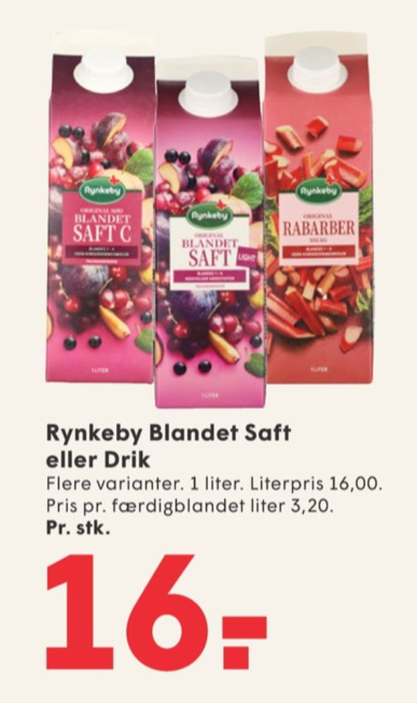 Rynkeby, Blandet Saft C