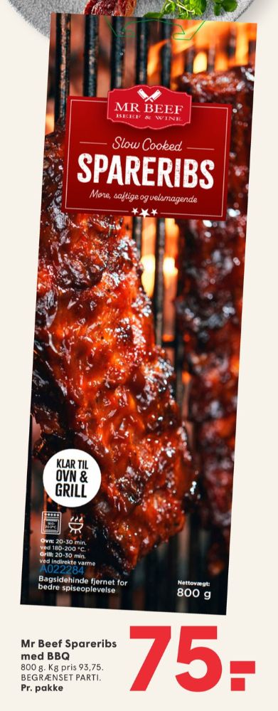 Mr Beef, Spareribs