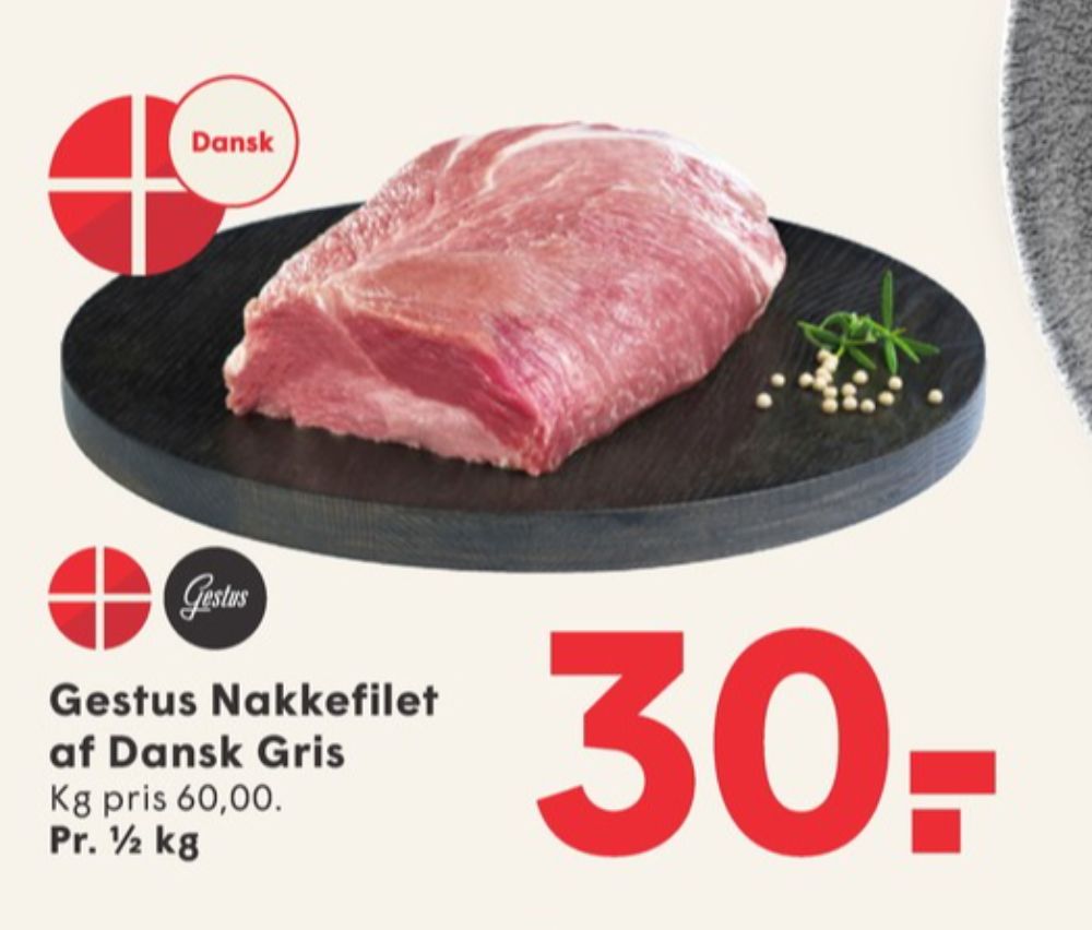 Gestus, Nakkefilet