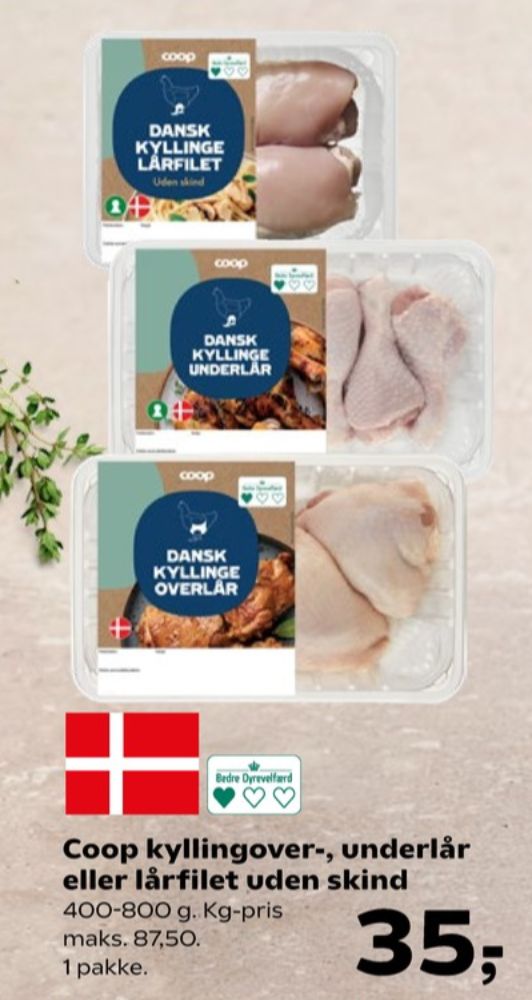 Coop, Kyllingeoverlår