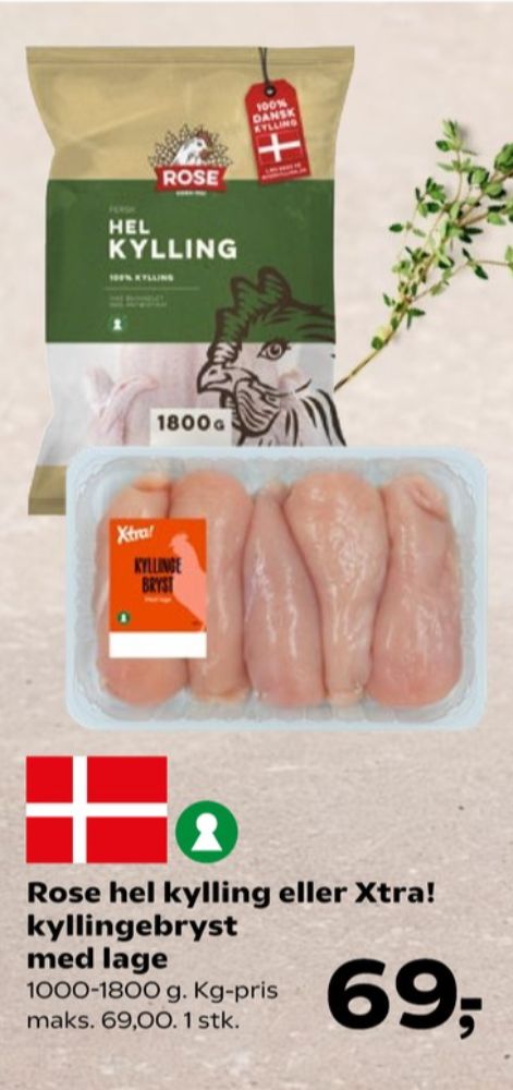 Xtra, Kyllingebrystfilet