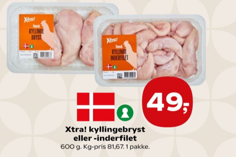 Xtra, Kyllingebrystfilet