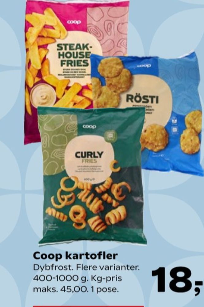 Coop, Steakhouse fries