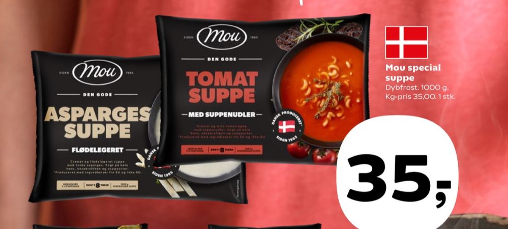 Mou, Aspargessuppe