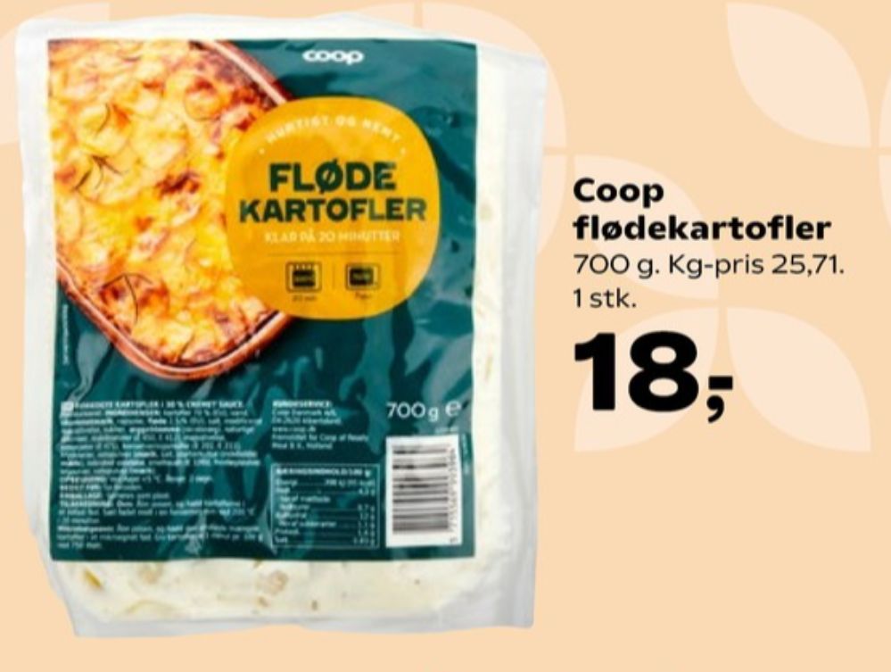 Coop, Flødekartofler