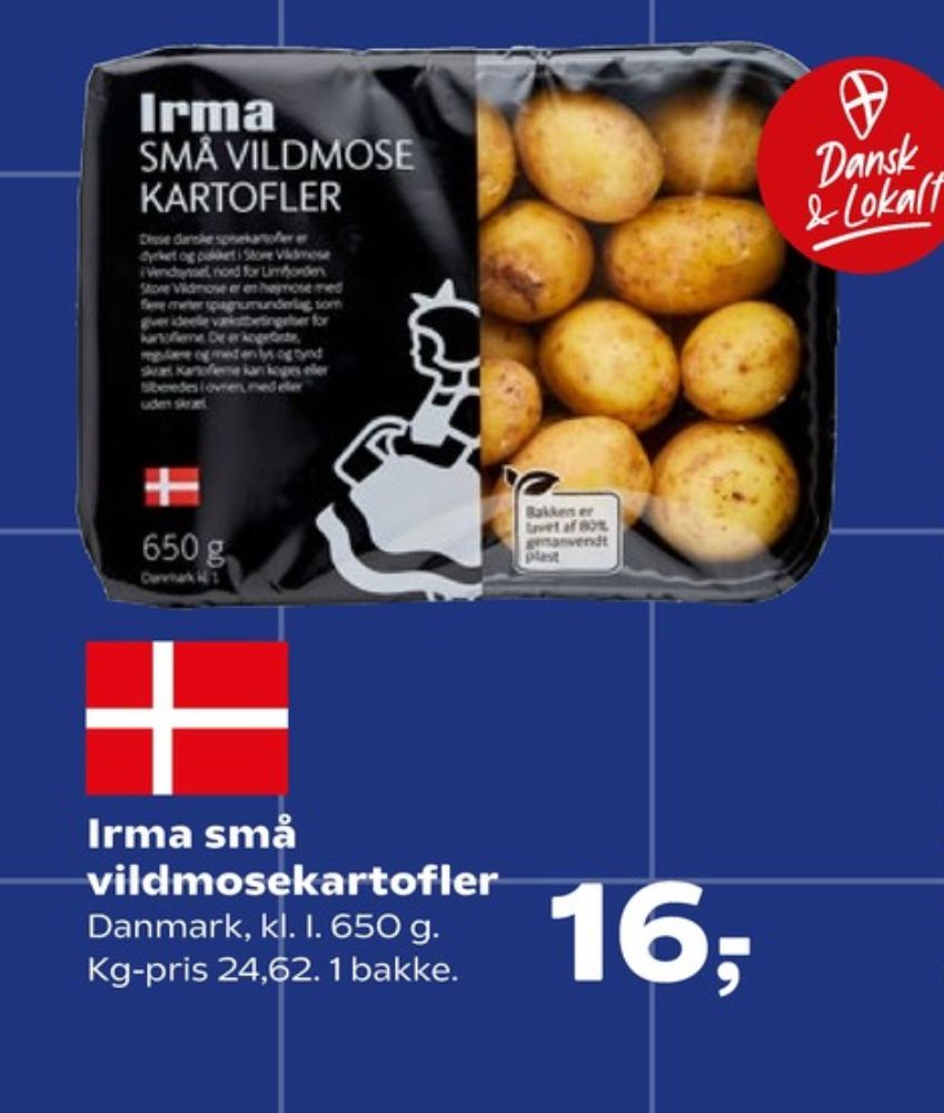 Irmas, Kartofler