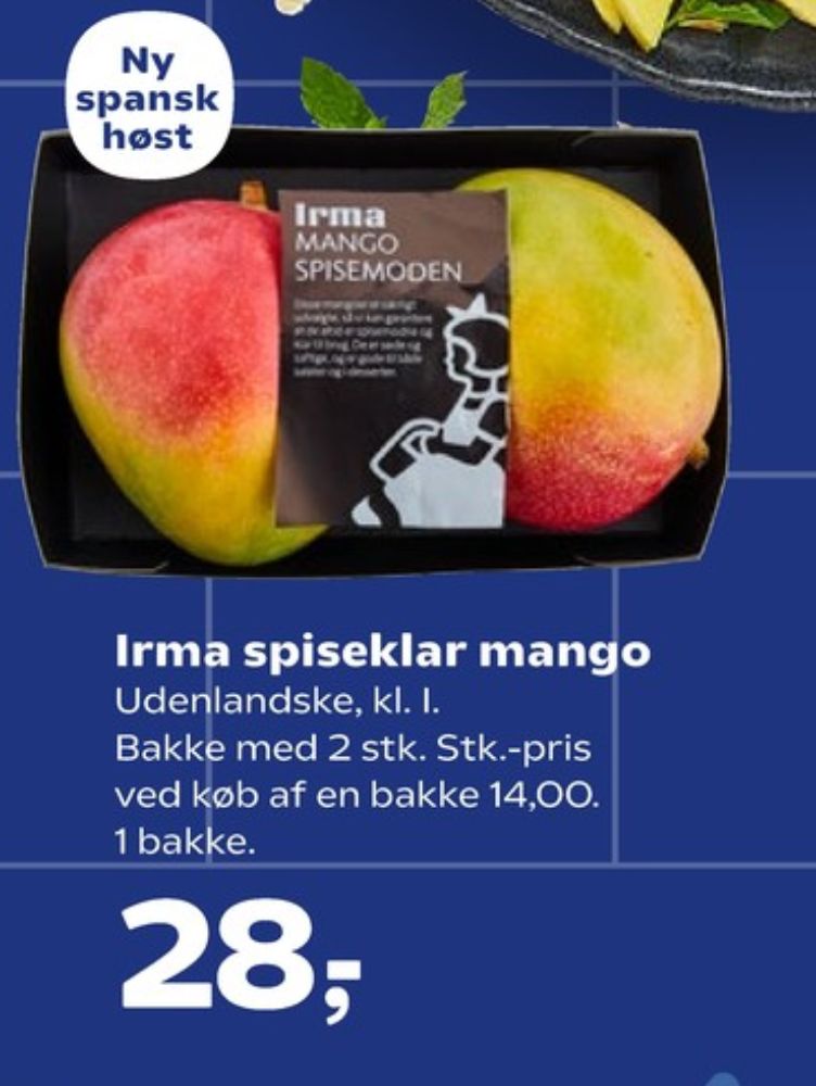 Irmas, Mango