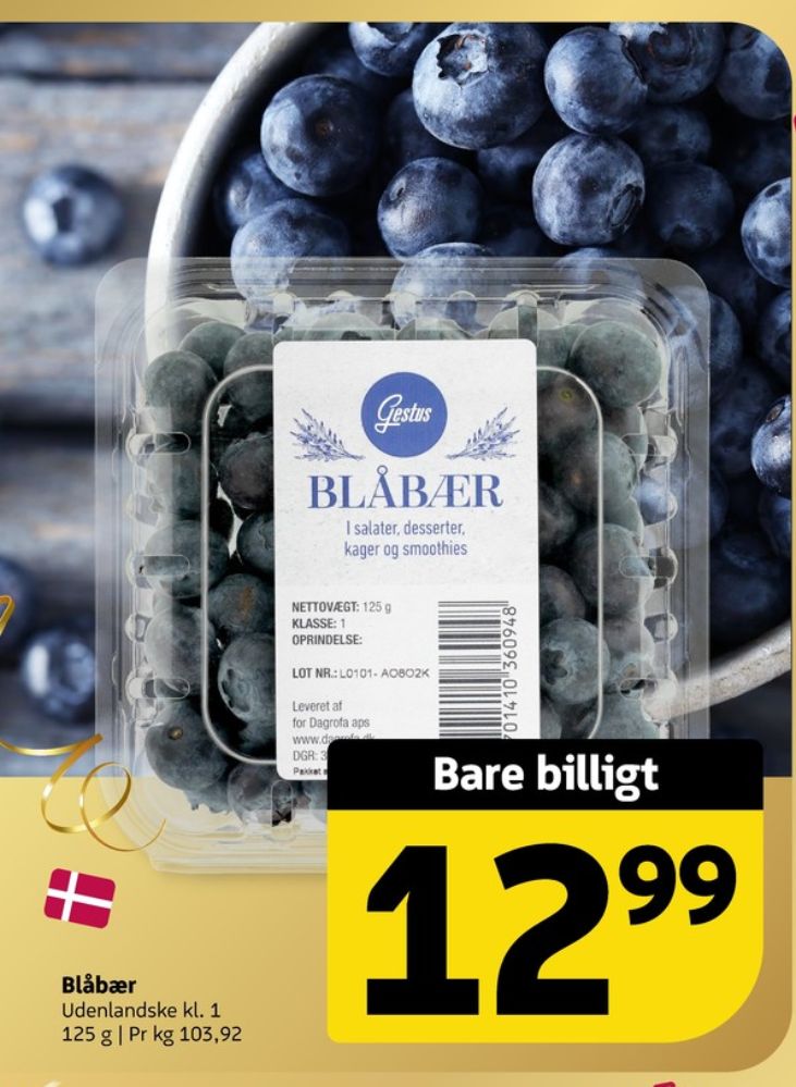 Gestus, Blåbær